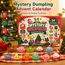 24 Day Mini Dumpling Squishy Christmas Advent Calendar 2026 Countdown Gift US