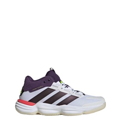 Adidas Court Stabil Indoor White / Aurora Metallic / Aurora Plum JH5163 Men's