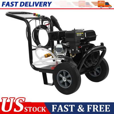 #ad #ad Gas Powered Pressure Washer 3500PSI 212cc 26ft Hose 5 Nozzles For Cars 212cc $254.99
