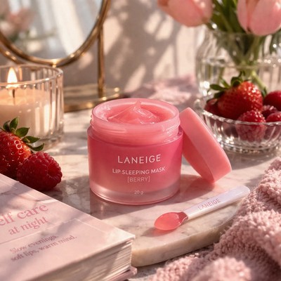 Laneige Lip Mask Jelly Sleep Lip Balm Night Repair Moisturising Treatment 4*8g S