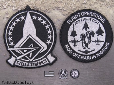 1/6 Scale Toy Hypersonic Jet Mission Test Pilot - Patch Set w/Life Size Patches