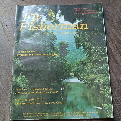 Fly Fisherman Magazine August 1970 Problems Of Late Summer Angling Decker Rods