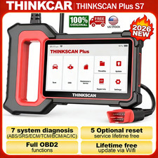 2026 Thinkscan Plus S7 Car Obd2 Scanner Auto Abs Srs Bcm Ic Ac Diagnostic Tool