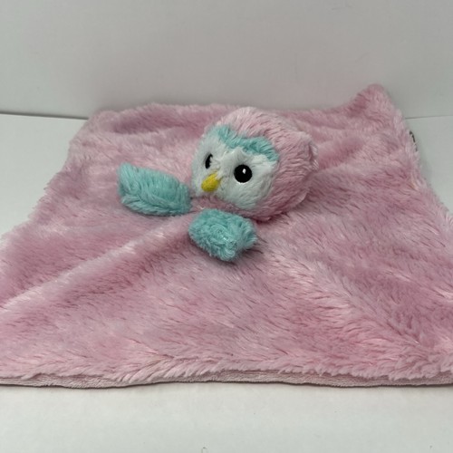 Baby Bass Pro Shops Owl Lovey pink Security blanket bird plush stuffed Animal - Picture 11 of 14
