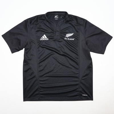 Adidas New Zealand All Blacks Rugby Jersey Shirt Black Men's XL Climacool