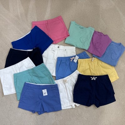 Crewcuts Girls Size 8 Lot (15 Items) Shorts, Tees, & Skirt NWT/NWOT/EUC