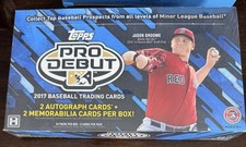 2017 Topps Pro Debut Baseball Hobby Box Factory Sealed