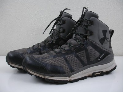 Men's 11.5 M Under Armour 1268842-040 Verge Mid GTX Hiking Boots Gray Waterproof