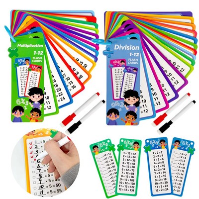 Digital Learning Flash Cards, Addition, Subtraction, Multiplication, Division, F