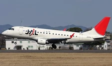 Embraer ERJ-170 ERJ170 Japan Airlines Wood Airplane New Model Small Scale 1/100