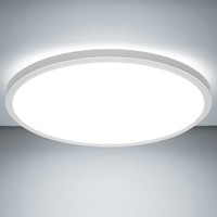 Led Deckenlampe Ultraflach Wohnzimmer Panel Deckenleuchte Flur Slim Kaltweiß 24W