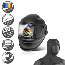 STAHLWERK Automatik Schwei&szlig;helm RAPTOR 1/1/1/2 LED-Kopflicht und Schutzhaube