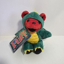 Puff 7" Grateful Dead Bean Bear With Tag Liquid Blue Dragon read 