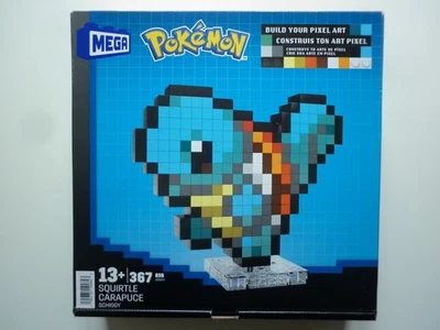 Mega Pokémon Carapuce coffret De Construction Rétro 367 Pièces Mega Bloks - Photo 1/3