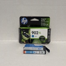 HP 902 XL Cyan Ink Cartridge Genuine - Open Box Cartridge SEALED Exp 2023-2026
