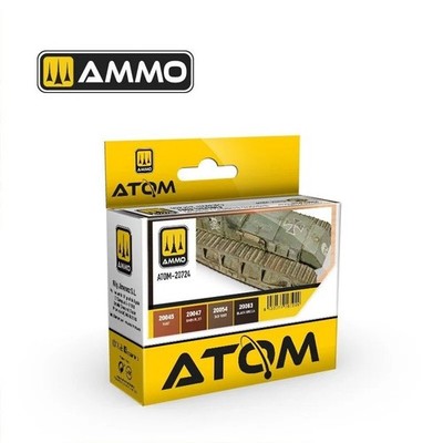AMMO OF MIG JIMENEZ S.L. ATOM Rusty Tracks and Chains Set