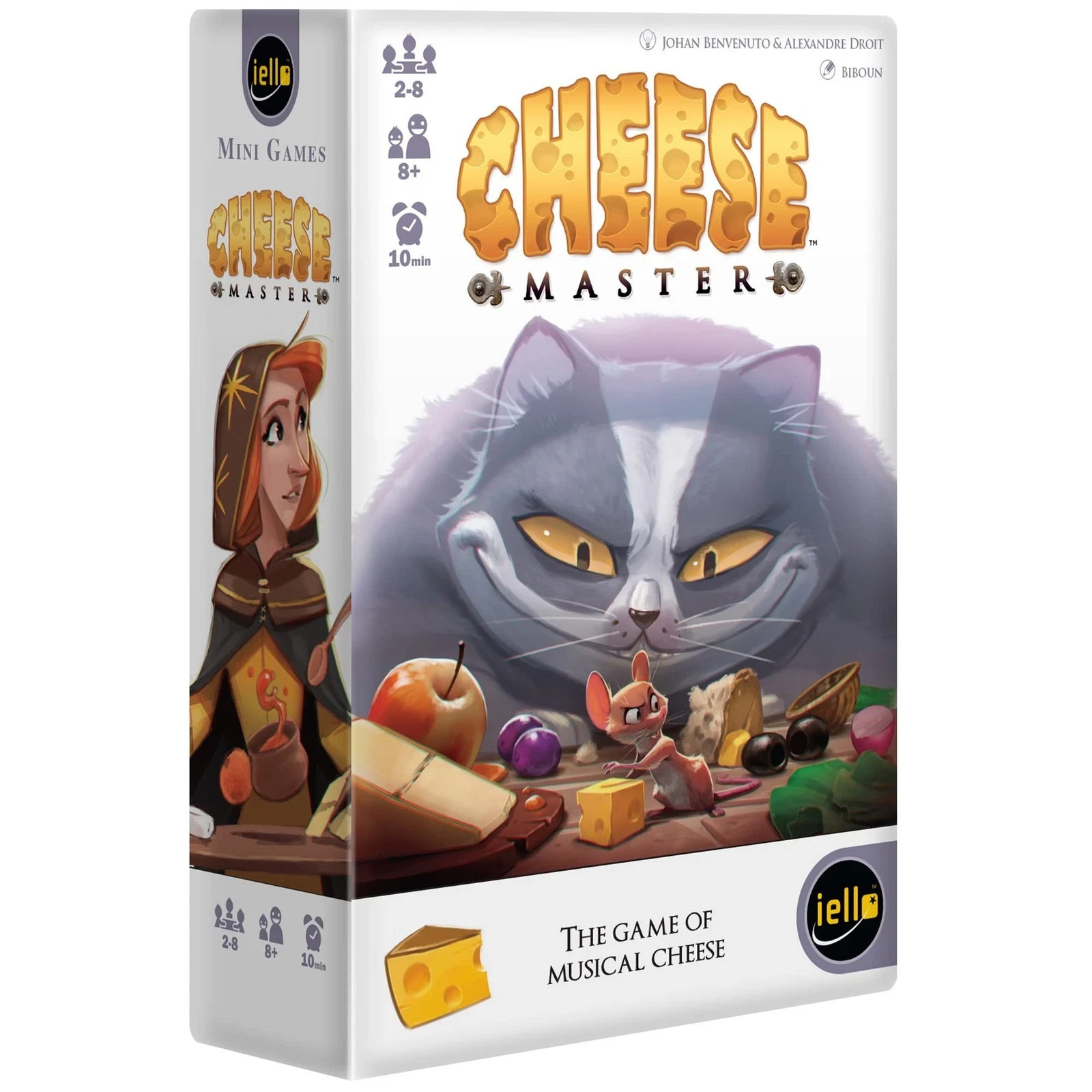 Cheese Master Card Game board game  Ages 8+   2-8 Players   10 Minutes SEALED