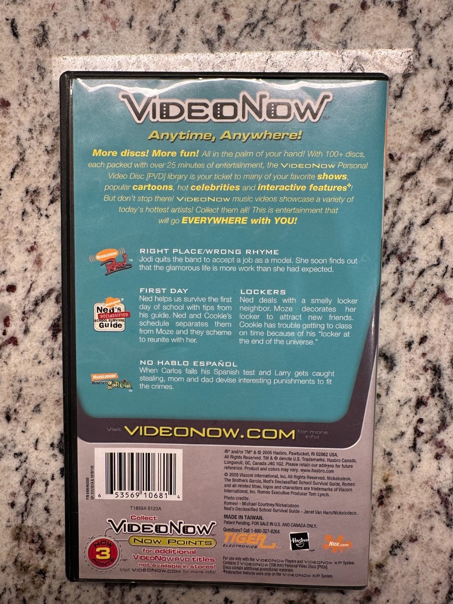 Hasbro VideoNow Color: Nickelodeon Live Action Shows Accessories