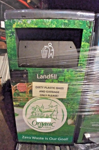 Big Belly BB5 Solar-Powered Compactor Station Recycling /Trash, No AC Power