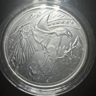 Silver 1 Troy Oz 999 American Round Eagle SD Bullion Very Nice