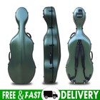 Cello Case 4/4 with Wheels Backpack Straps Beautiful Green Minor imperfection — photo 1