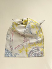 HERMÈS Knot-Tie Silk Bag / Scarf Fabric