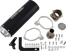 TRINITY RACING Muffler - Black Fits TR-4176S-BK