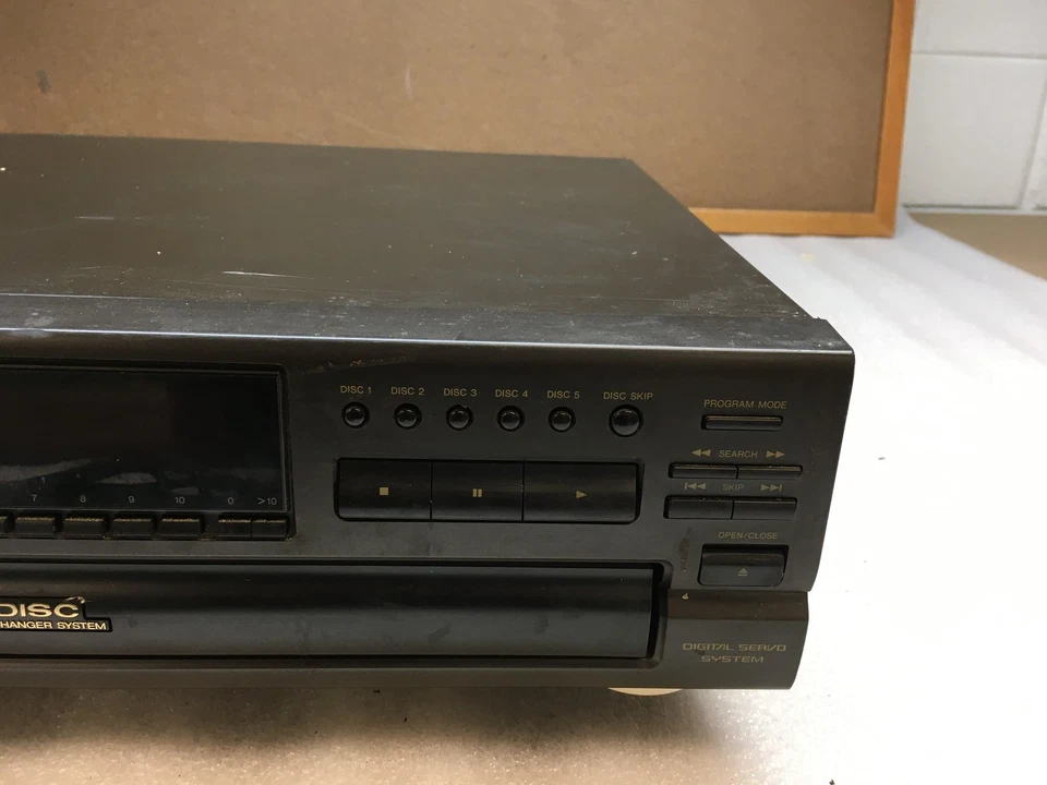 Technics SL-PD887 5 Disc Rotary CD Changer Player MASH Audio Shaping - No Remote - Image 2 of 4