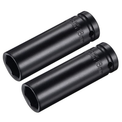 Beschaffungskarte 1/2'' Antrieb x 18 mm Steckschlüssel, wärmebehandelter CR-V Stahl 3,15