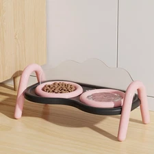 Elevated Cat Bowls Feeding Station Non Slip Creative Modern Pet Supplies Raised