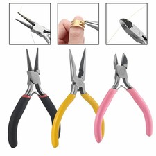 3pcs Jewelry Pliers Set - Needle Round Nose Diagonal Plier for DIY Jewelry