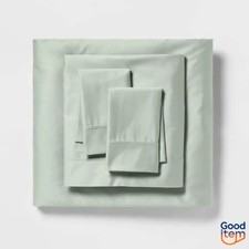 Queen Solid Performance 400 Thread Count Shee...