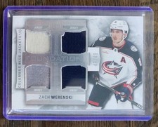 2022-23 Upper Deck The Cup Foundations Quad Jersey Zach Werenski /49