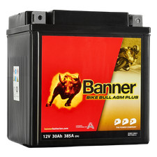 12V 30Ah 385A Banner Bike Bull AGM Plus 53001...
