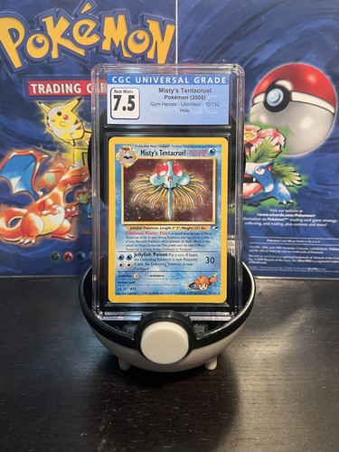 Misty's Tentacruel (Unlimited) graded CGC 7.5 for sale on eBay