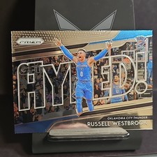2018-19 Panini Prizm Get Hyped! Prizm Silver #1 Russell Westbrook NBA Basketball