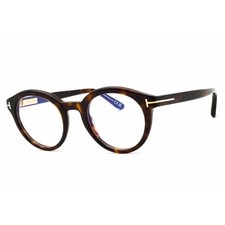 Tom Ford Unisex Eyeglasses Round Shape Acetate Full Rim Frame FT6061-B 052