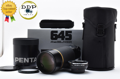 smc PENTAX-FA★645 300mmF4ED[IF] Mint In Box ] SMC PENTAX FA 645 300mm F4 ED IF AF Lens For 645 N