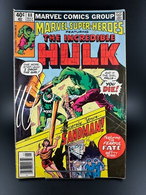 Marvel Super-Heroes Feat Incredible Hulk #88 Marvel Comics May 1980
