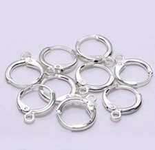 20PCS NEW Jewelry Findings 925 Silver Lever Back Ear Drop Earring Design DIY