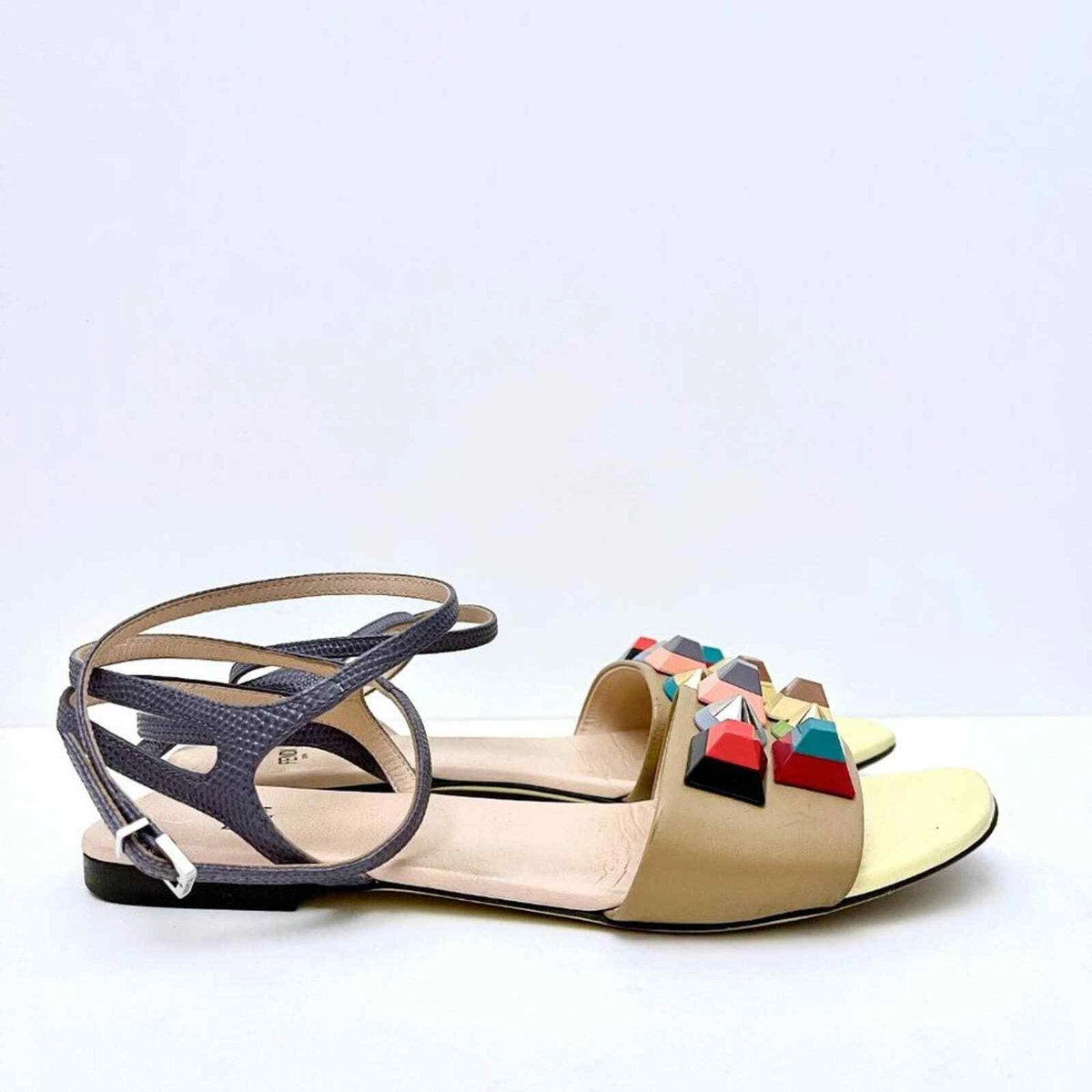 Fendi multicolor best sale sandals