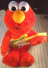 Playskool Sesame Street Rock and Rhyme Elmo Talking 14" Plush Toy E9227 - Works