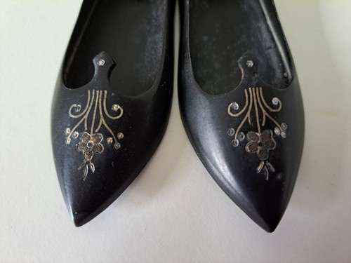 Vintage Miniature Metal Ashtray X 2 Shoe/Slipper Shape- Travel/Portable Pocket - Picture 3 of 9