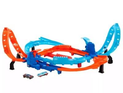 Hot Wheels ULTRA HOTS BLAST LAUNCH FACE-OFF Track Set - 2