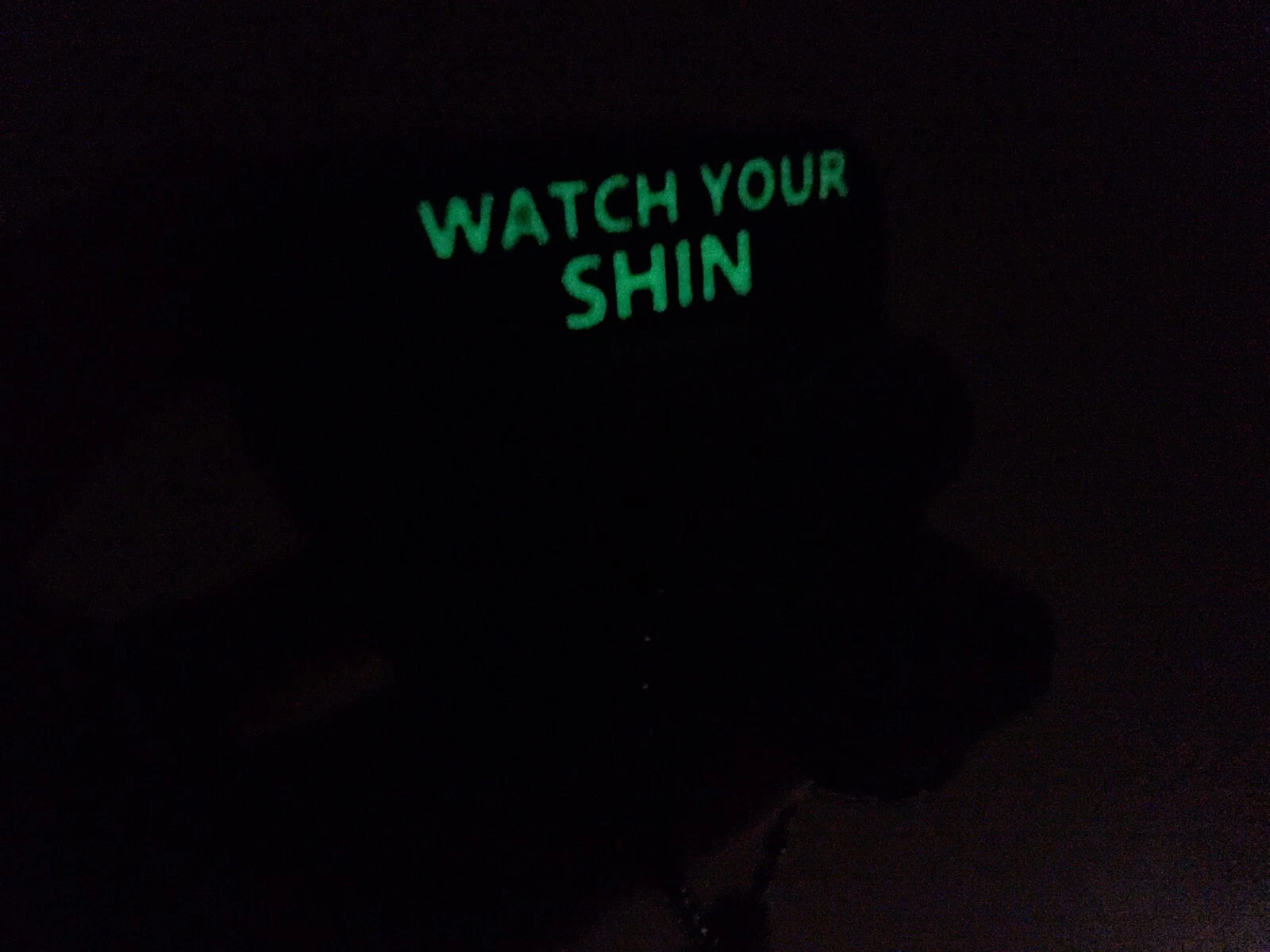 Mini Hitch Cover – Glow Text Gag for 2″ Receivers 2