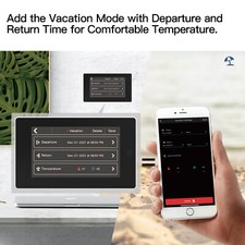 MOES WiFi Smart Thermostat Zone Remote Sensor 7Day Programmable Alexa Google APP 5