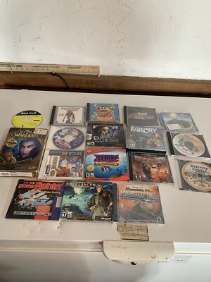 Large Lot Of Vintage PC Games