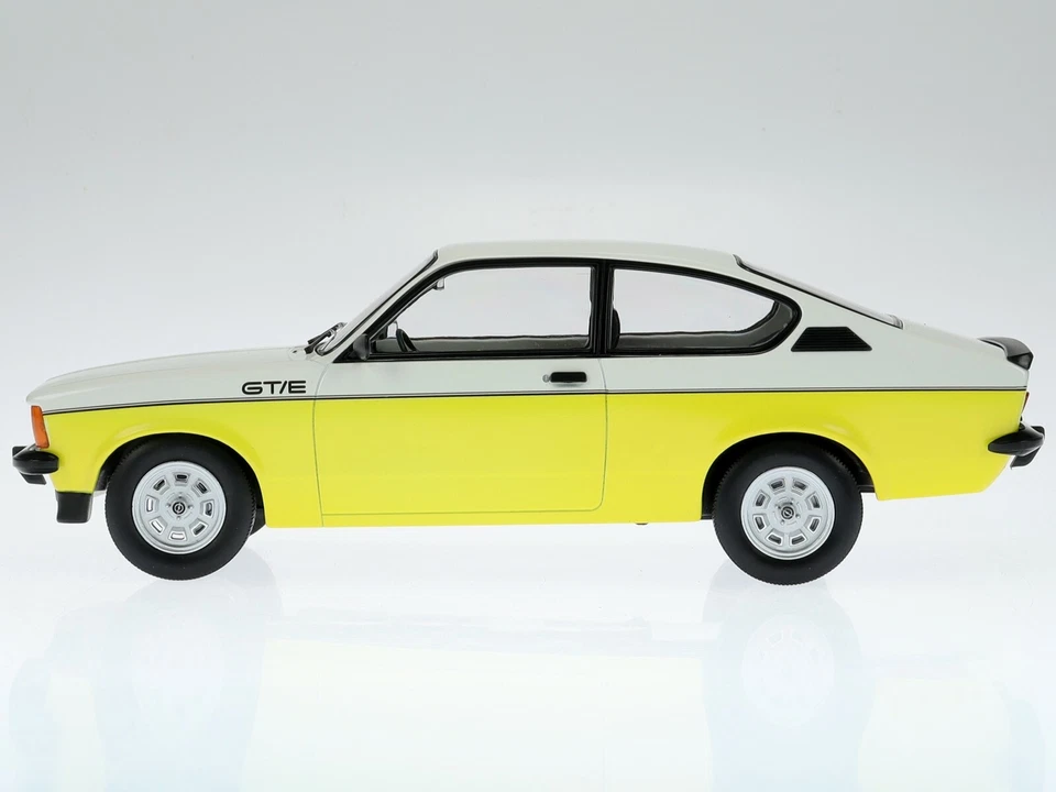 Opel Kadett C GT/E Coupe 1977 weiss-gelb Modellauto 183650 Norev 1:18 - Bild 4 von 4