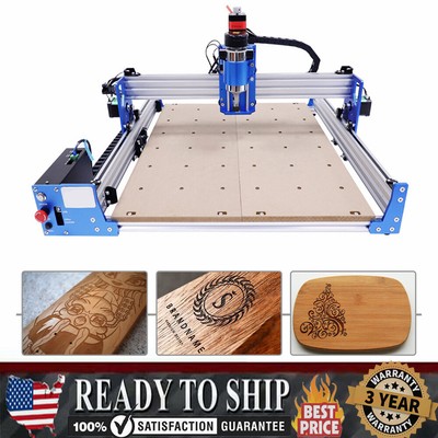 3-Axis 4040 Wood Carving Milling CNC Router Engraver Engraving Cutting Machine!