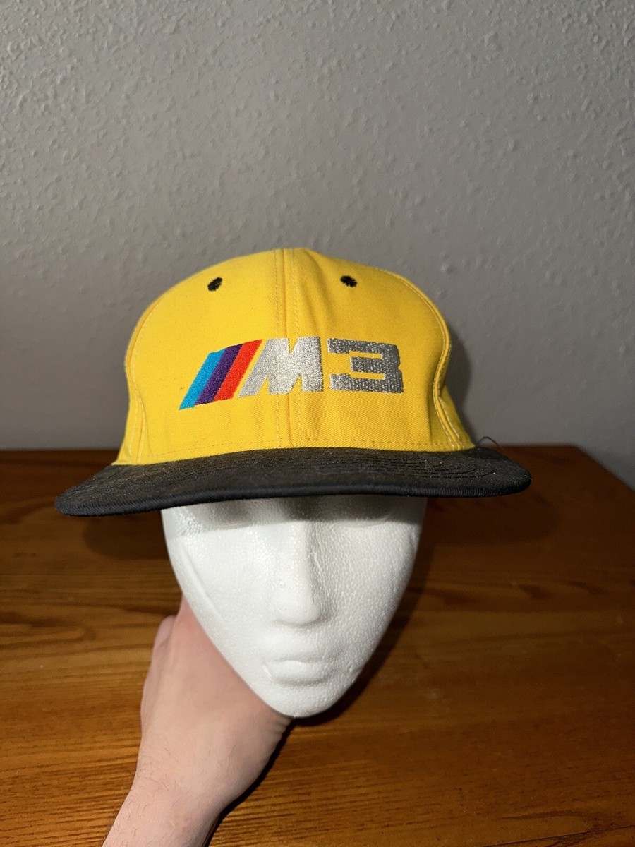 Vintage BMW M3 Snapback Hat Yellow - Main Image